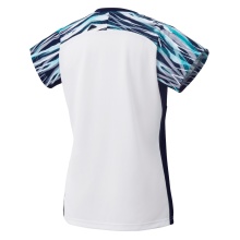 Yonex Sport-Shirt Crew Neck mit Zip-Verschluss weiss Damen